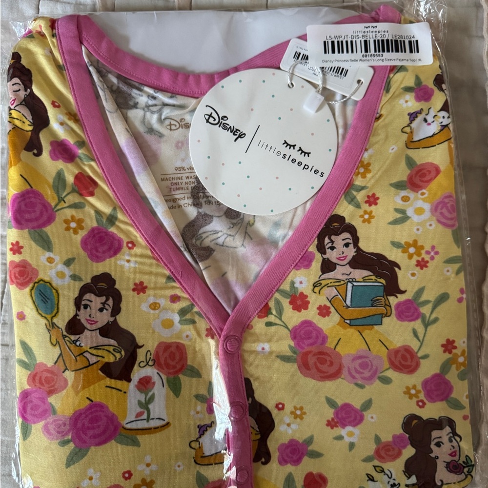 Little Sleepies Disney Pajamas - Yellow and Pink